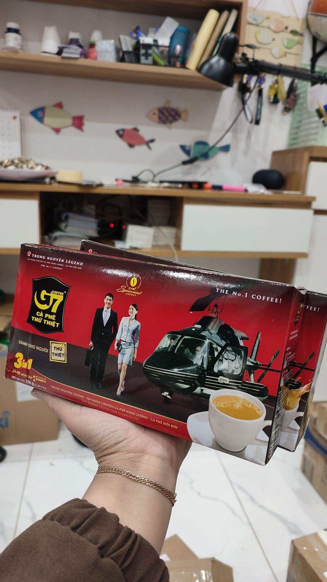 combo 2 hộp cafe g7 21 gói