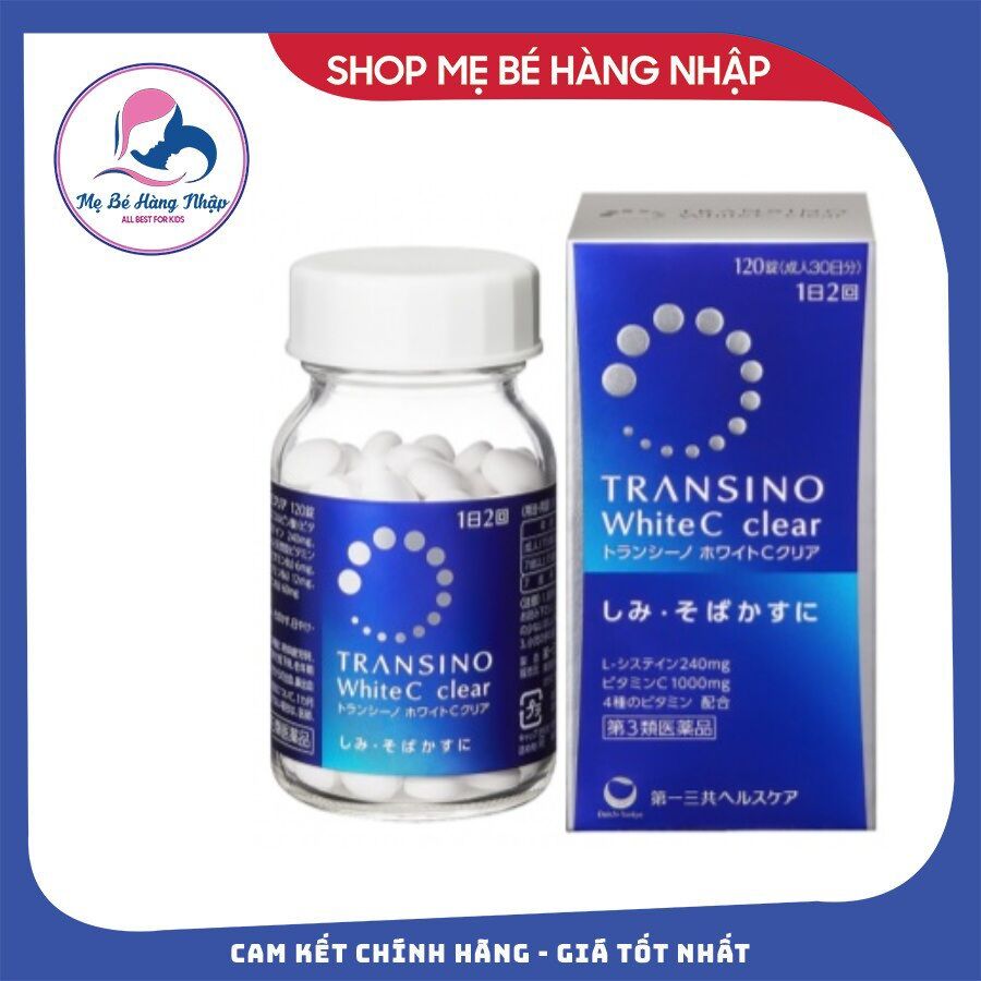 Viên uống trắng da Transino 120 viên