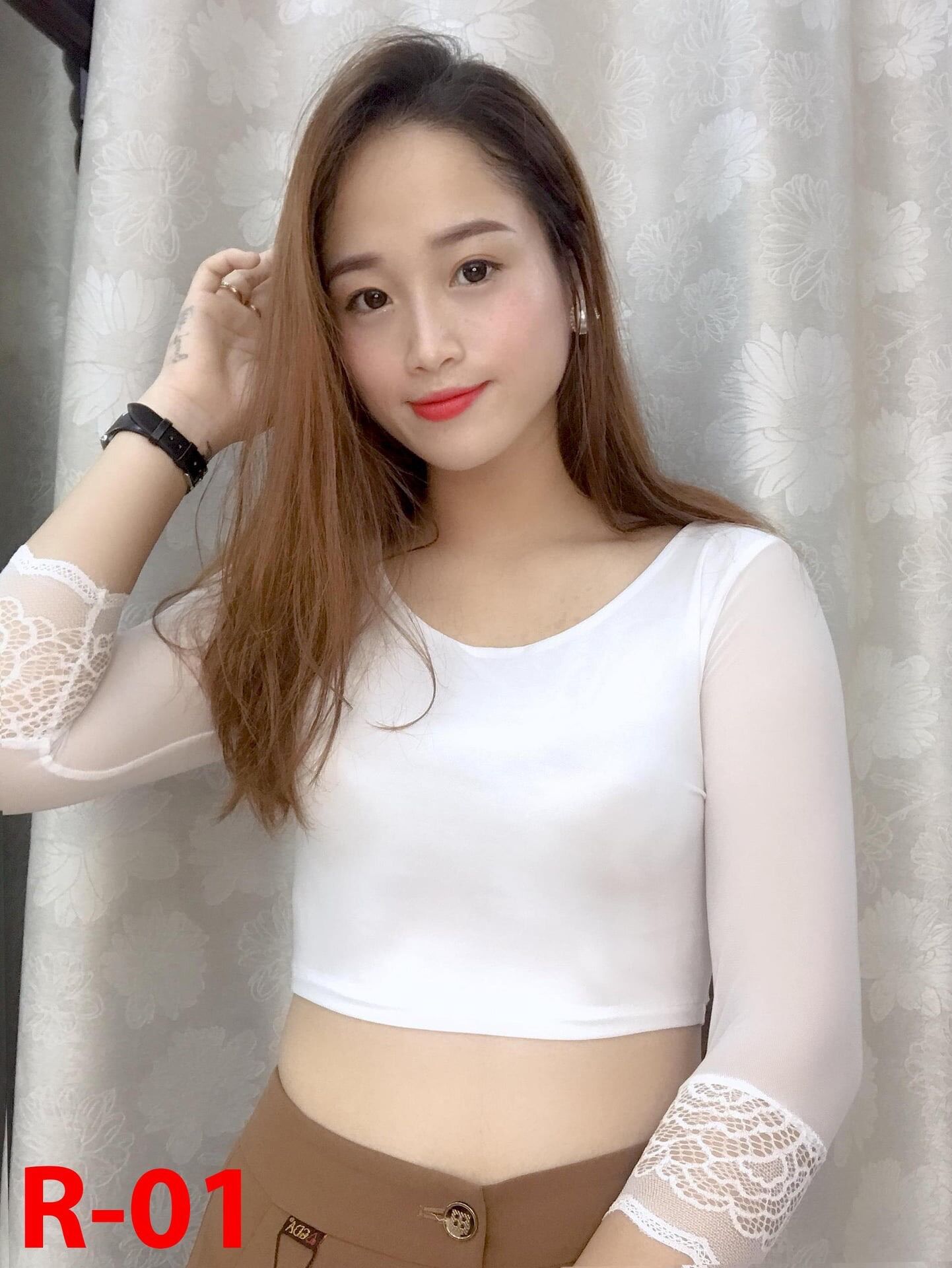 Áo thân lỡ tay zen mặc trong váy sát nách