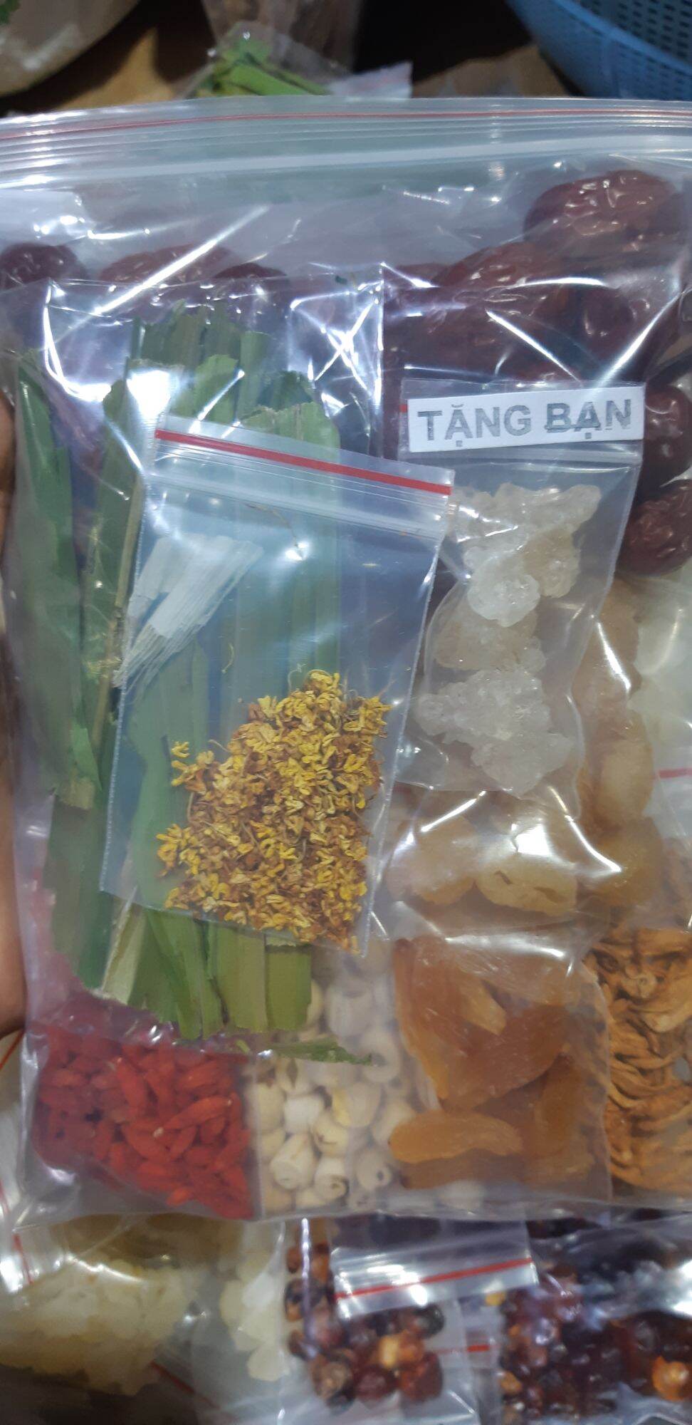Chè dưỡng nhan [tặng tuyết yến trong mỗi set]combo 10set 500gr 15vị nấu 4lit