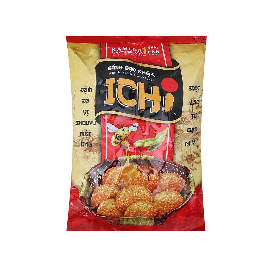 Bánh gạo nhật mật ong ichi 100gram