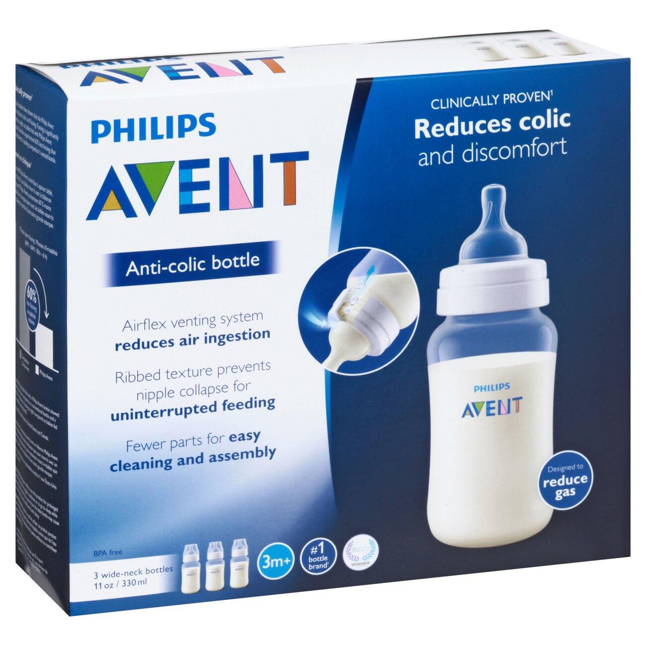 Bình sữa có núm ti philips avent classic 330ml, 125ml