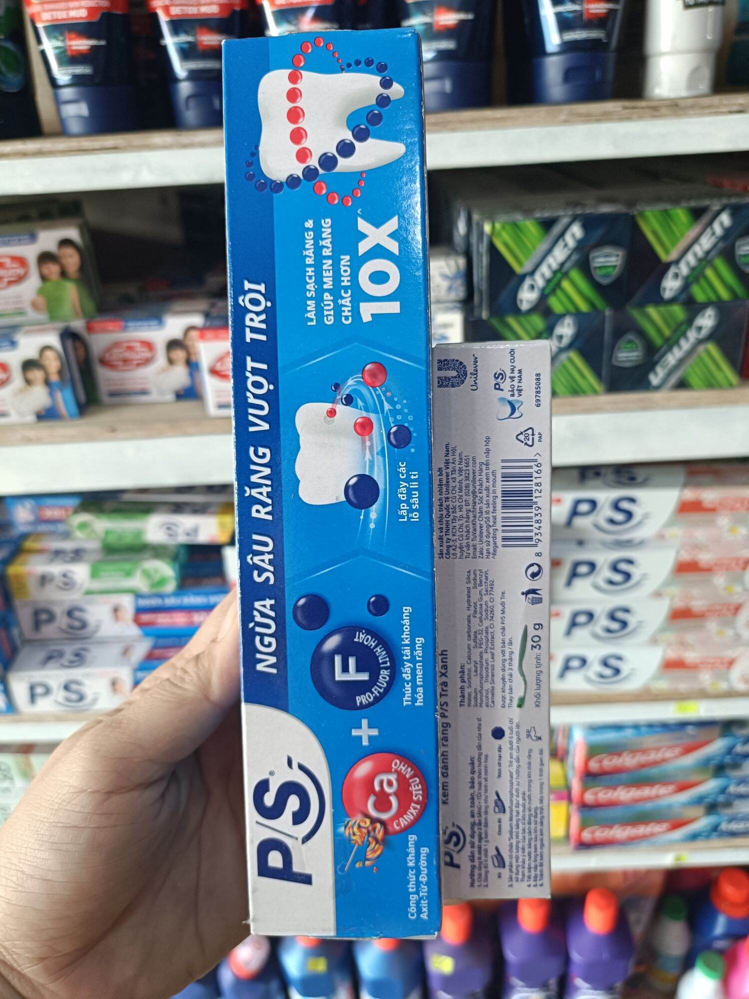 Kem đánh răng PS ngừa sâu răng vượt trội 180g. 