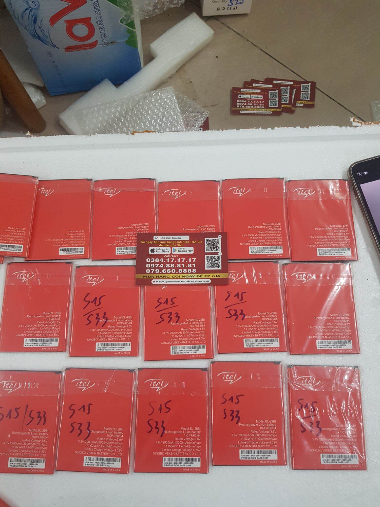 Pin Itel S33/ S15/s 15/A48/Bl 29Bi Zin