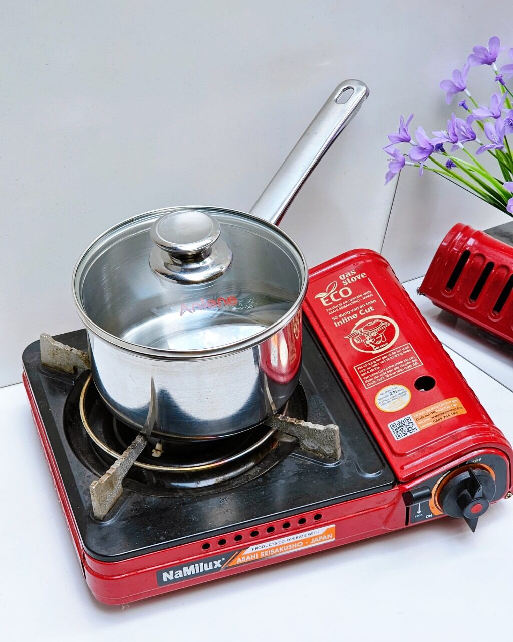 Quánh inox 16cm-hkm Anlene