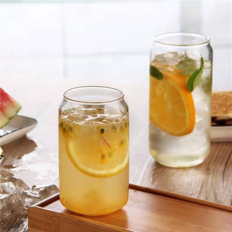 Set ly thuỷ tinh kèm ống hút