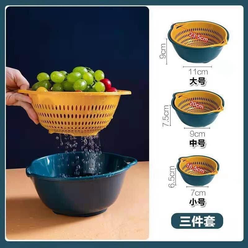 Bộ 6 thau rổ nhựa ==> rẻ đẹp