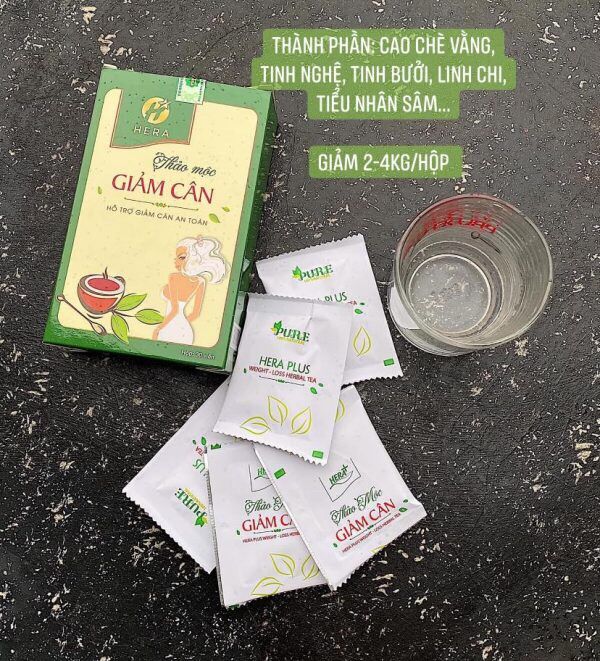 Trà giảm cân hera plus dạng viên [ Giảm Mạnh