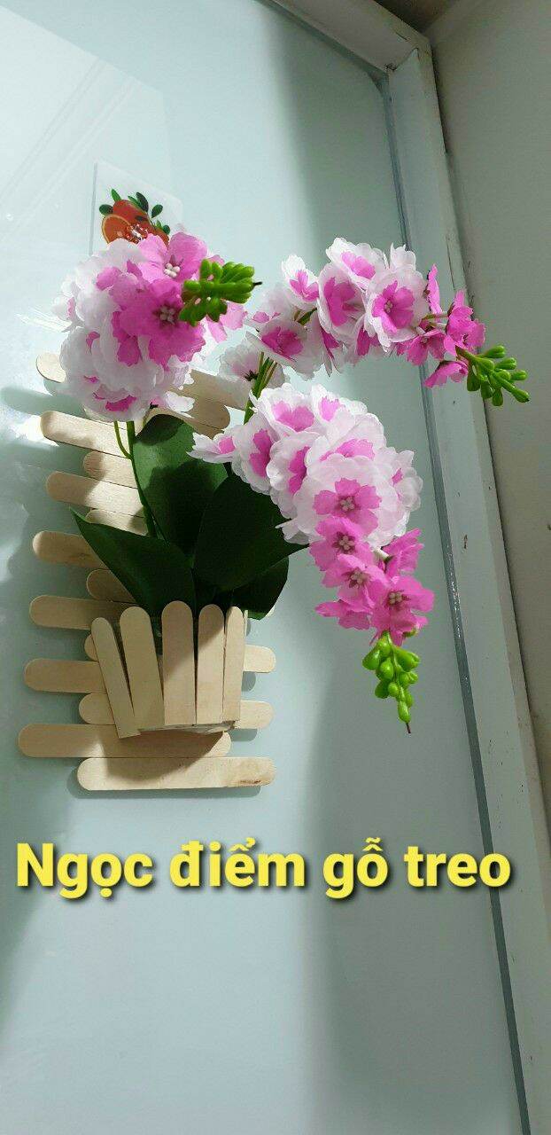 2 bộ làm hoa treo tường