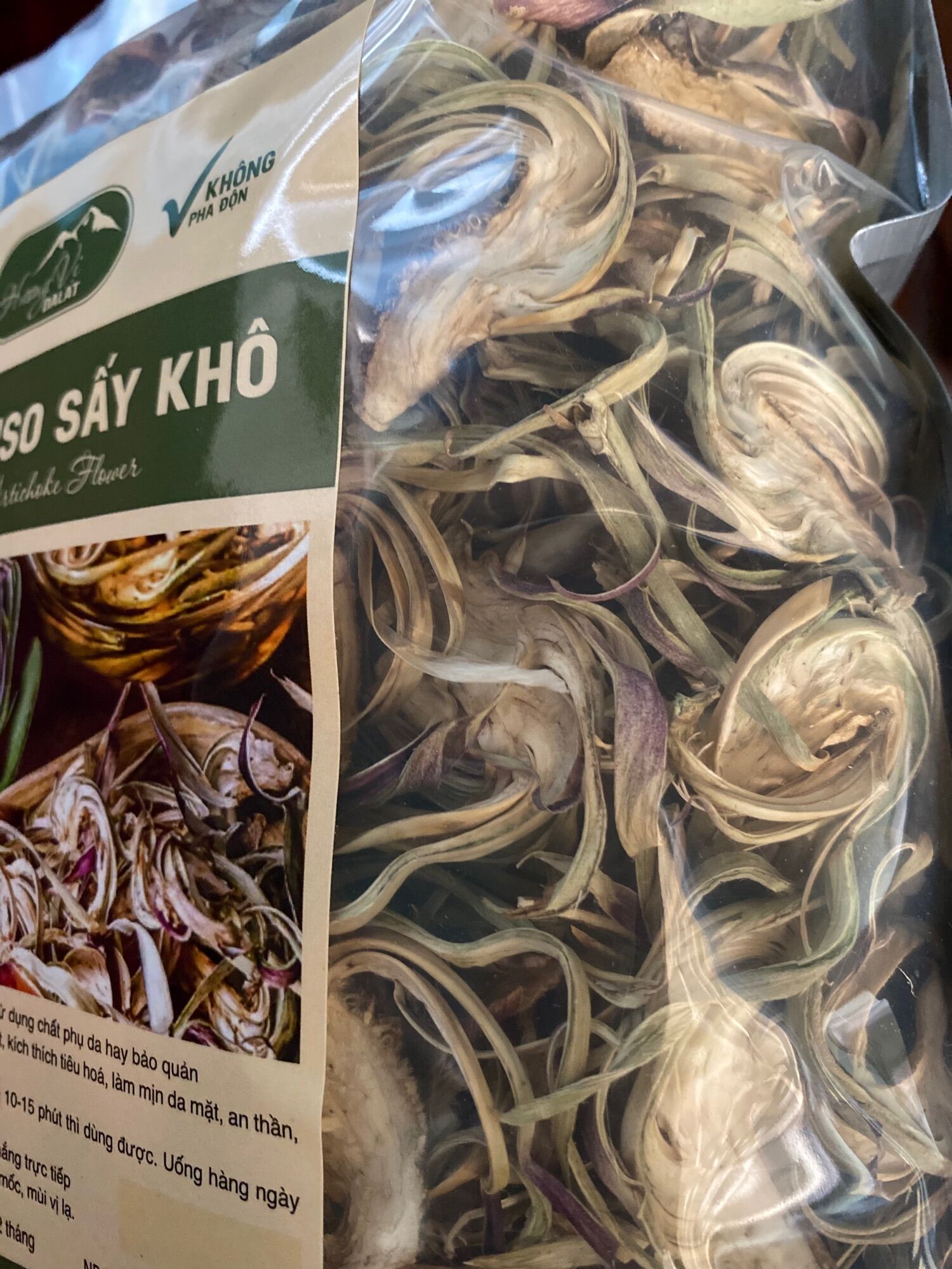 500G Bông Atiso khô Đà Lạt loại 1 không pha