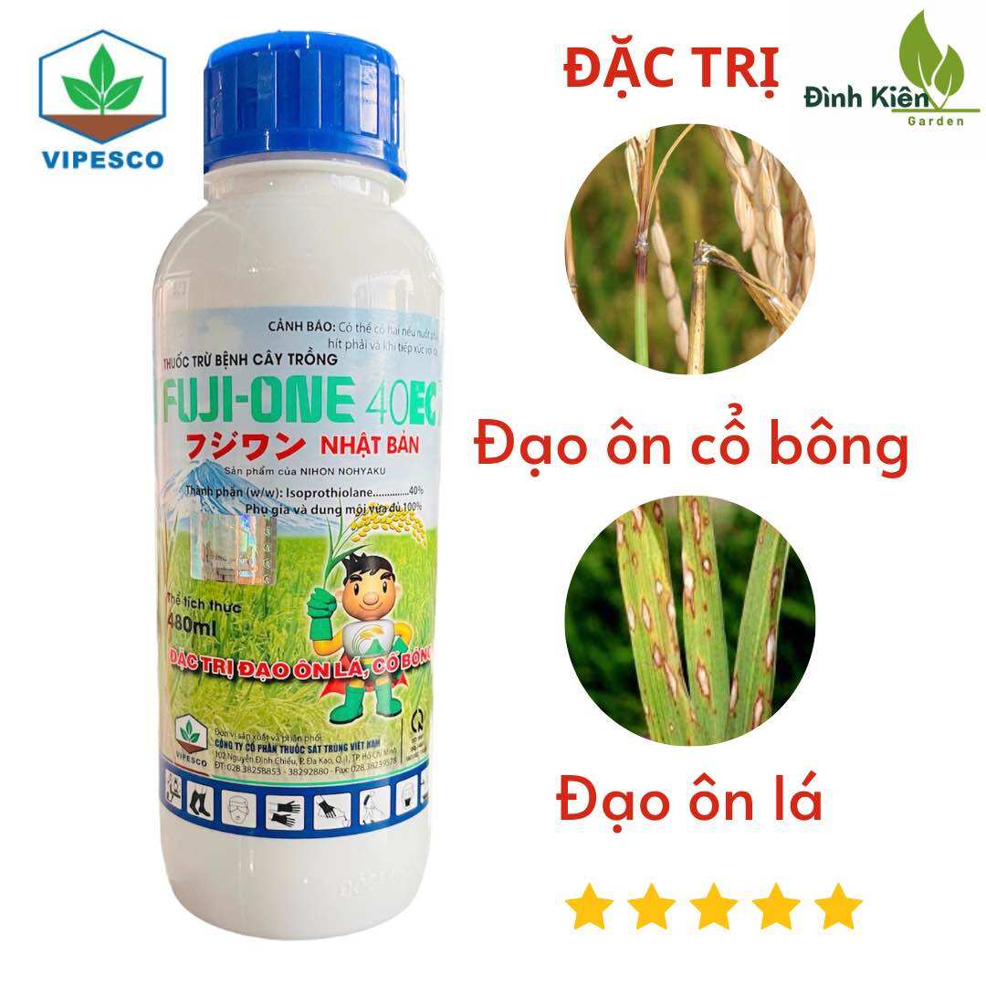 Thuốc trừ bệnh fujione 40ec - đặc trị đạo ôn lá, đạo ôn cổ bông, xuất xứ nhật bản