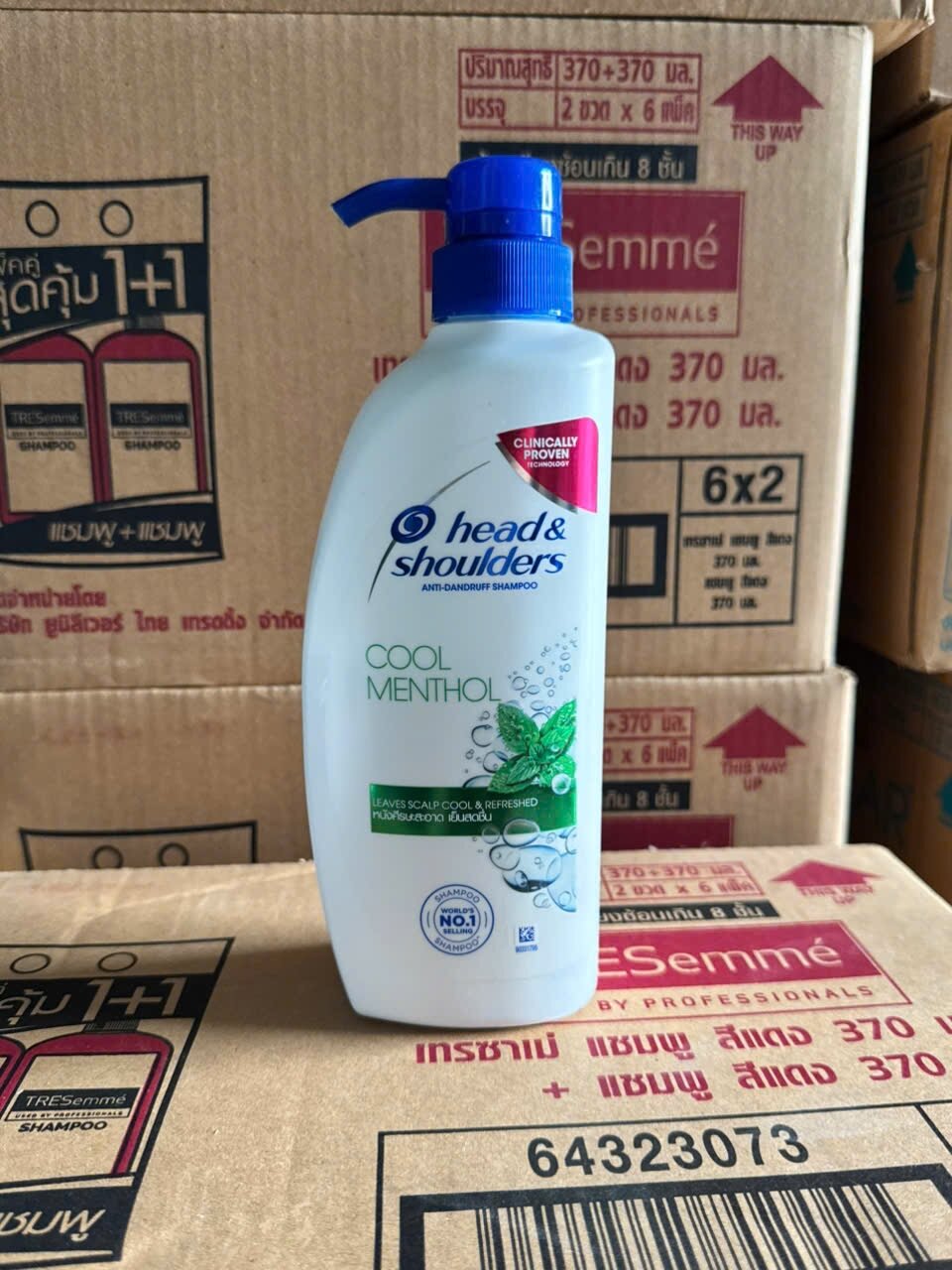 Dầu Gội Head&Shoulders Thái Lan Bạc Hà Mát Lạnh 370ml