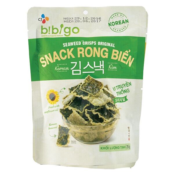 Snack Rong Biển Bibigo Gói 25G - Đủ Vị