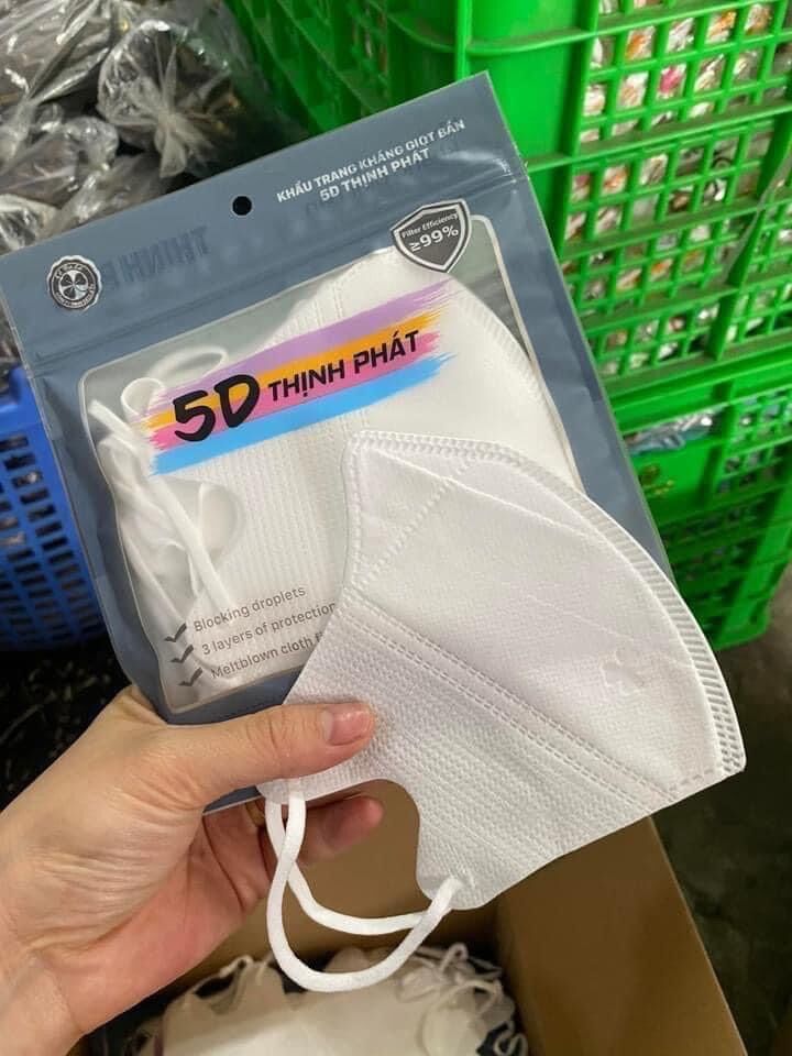 khẩu trang 5D THỊNH PHÁT - THÙNG 100c