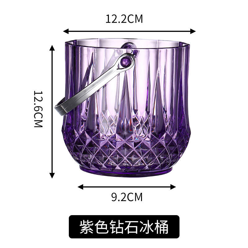 Xô đá acrylic xô đá thương mại xô sâm banh sáng tạo ktv quán bar xô đá xô nhựa khách sạn