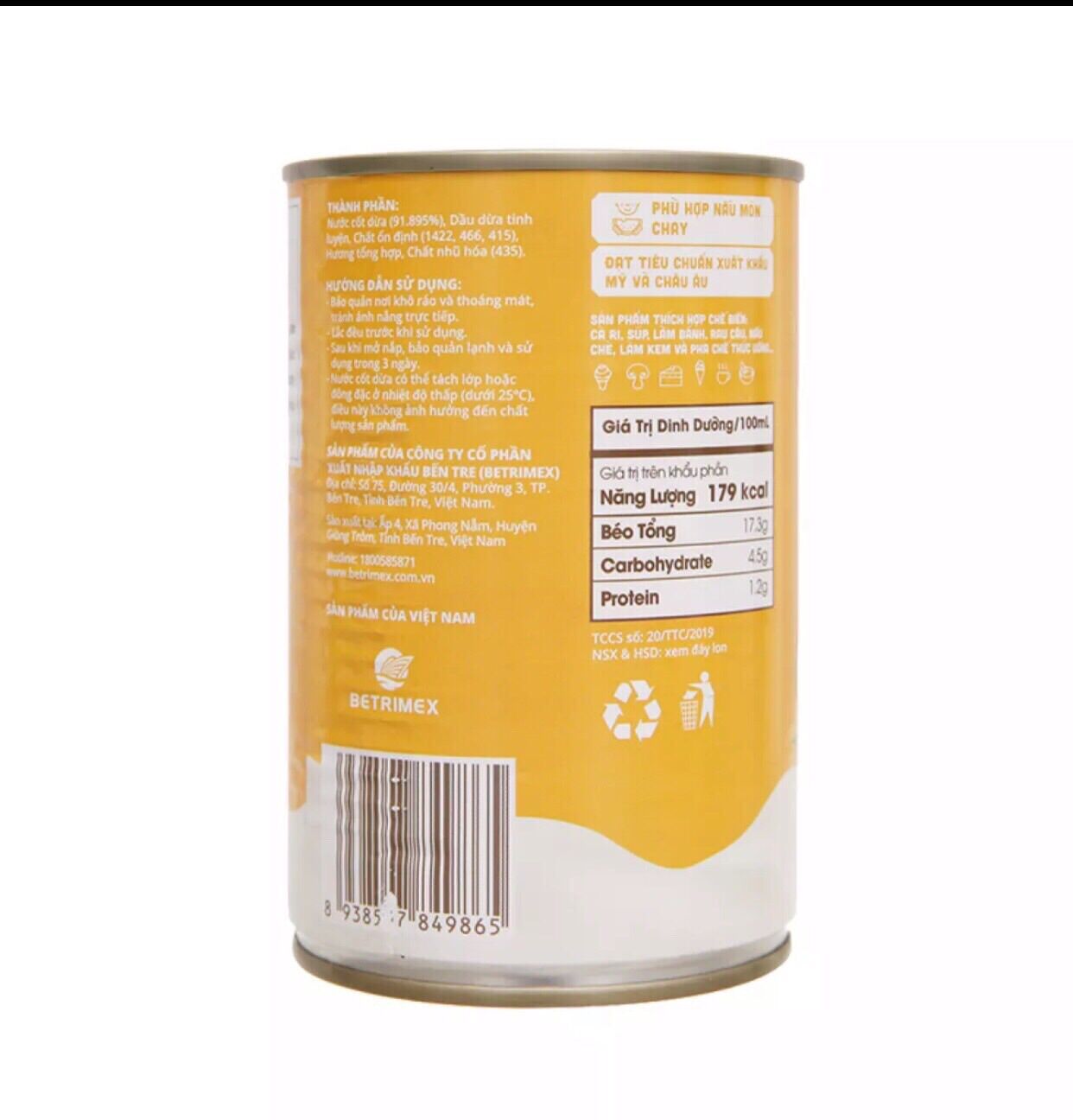 [HCM] CỐT DỪA LON COCOXIM 400ML