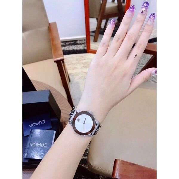Đồng hồ Movado nữ Mo.vado Bold tone Sliver