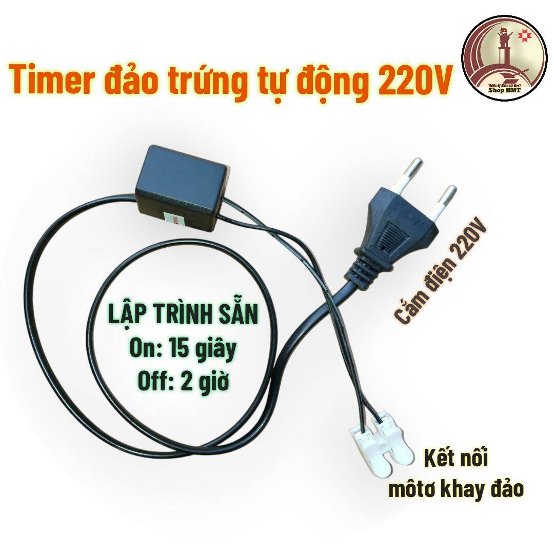 Timer điều khiển khay đảo trứng 220V