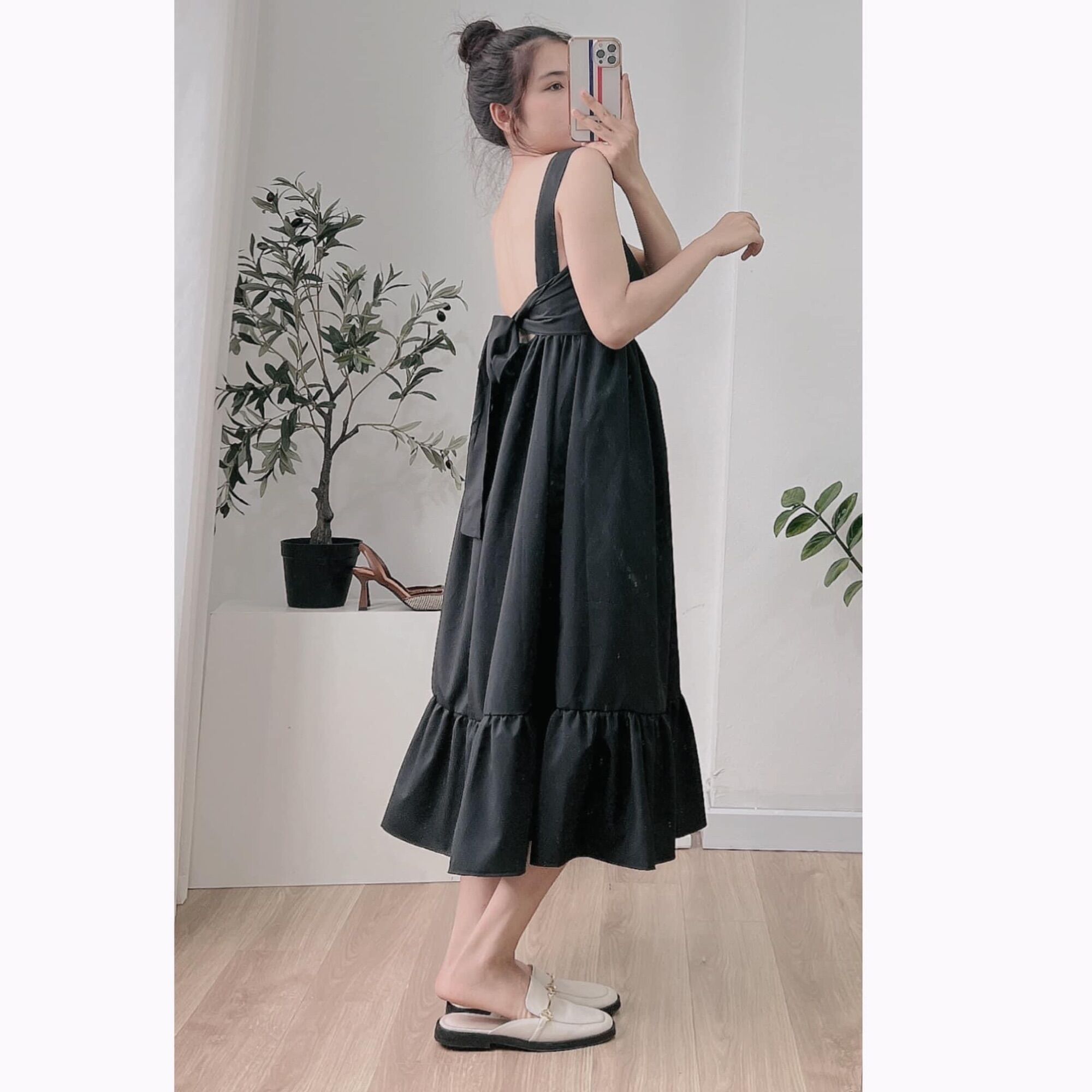Váy - Đầm 2 Dây, Váy Maxi Đi Biển Dáng Dài
