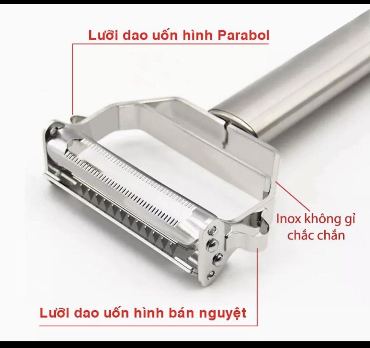 Dụng Cụ Bào Rau Củ Quả KAISHO Nhật Bản,Chất Liệu Inox304 Không Gỉ Sét.Nạo Bào Gọt Rau Củ Quả Cầm Tay Đa Năng 3 in1,Thiết Kế Nhỏ Gọn Dầy Dặn Chắc Chắn Siêu Sắc Siêu Bền(Bao Chuẩn Đẹp)Siêu Thị M&B