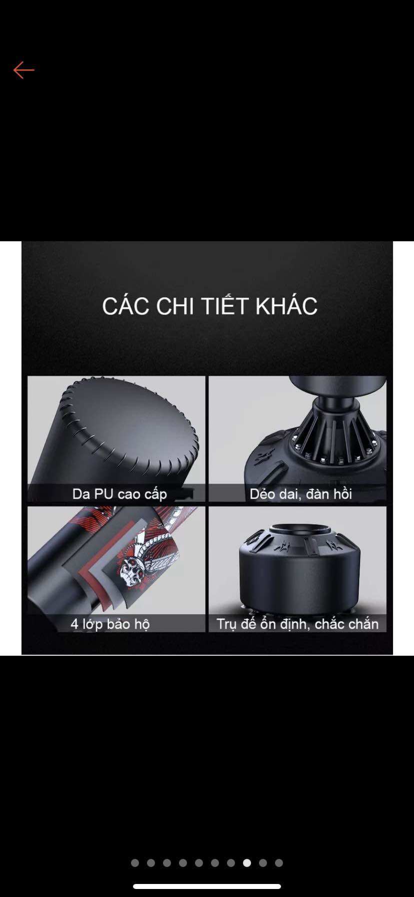 [Tặng Găng Tay boxing] Trụ Đấm Bốc FED Chính Hãng Cao Cấp