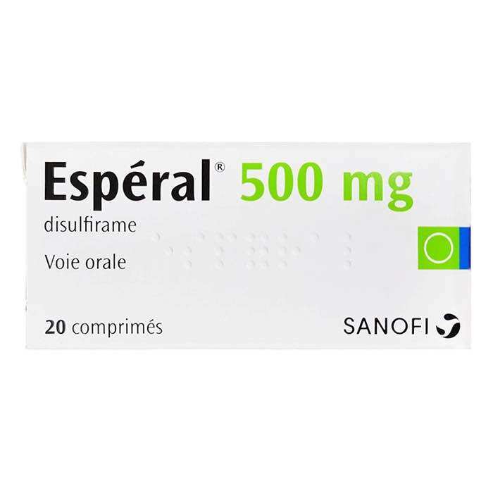 Cái rượu esperal 500mg ( hộp 20 viên ) - che tên