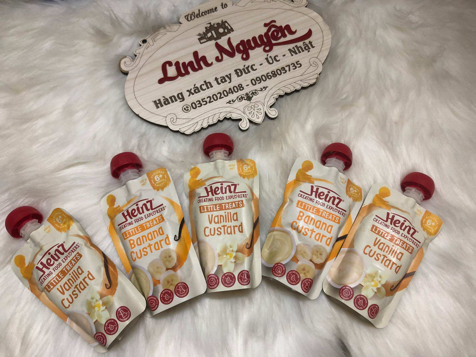 VÁNG SỮA HEINZ CUSTARD - Úc
