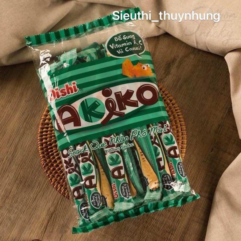 Snack Que Nhân Sữa AKIKO ( 8g x 20goi)