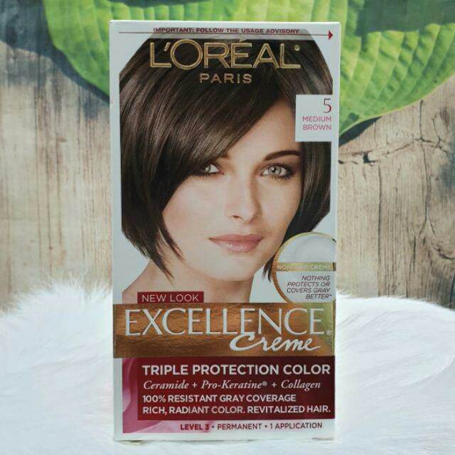(HÀNG MỸ) THUỐC NHUỘM TÓC ĂN BẠC 100% L'OREAL EXCELLENCE creme TRIPLE PROTECTION