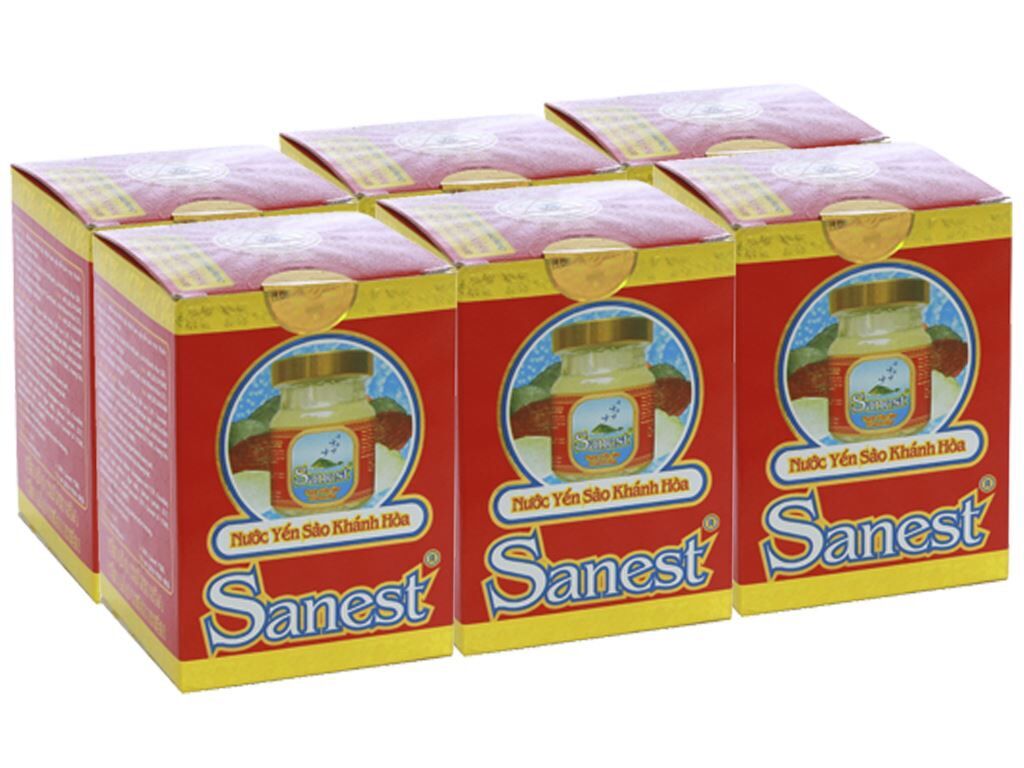 Combo 10 lọ yến sào Sanest Khánh Hoà