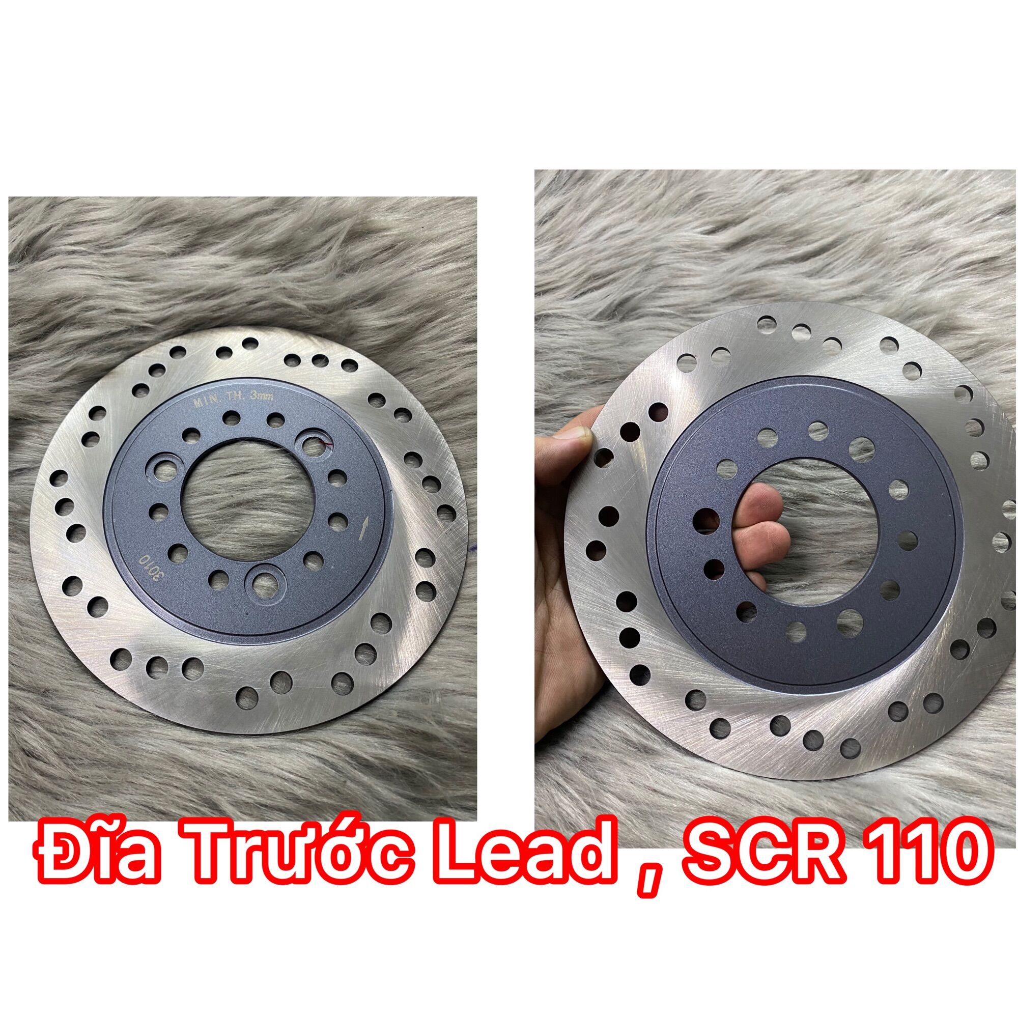 Đĩa trước scr , lead 110 loại 1