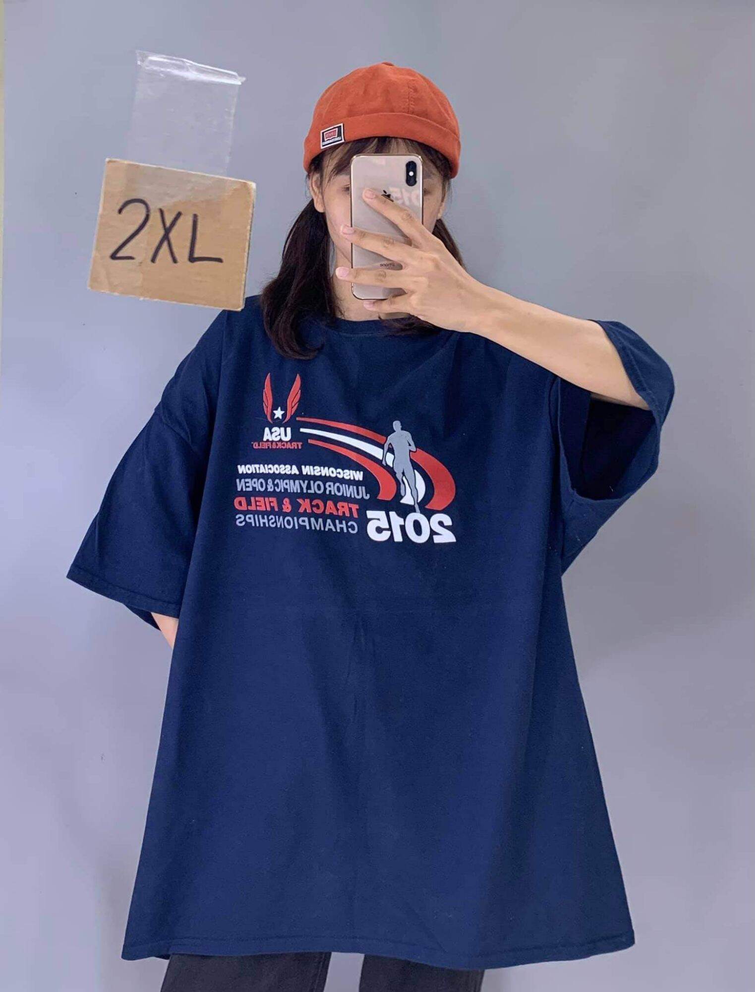 áo thun mỹ 2hand form rộng unisex