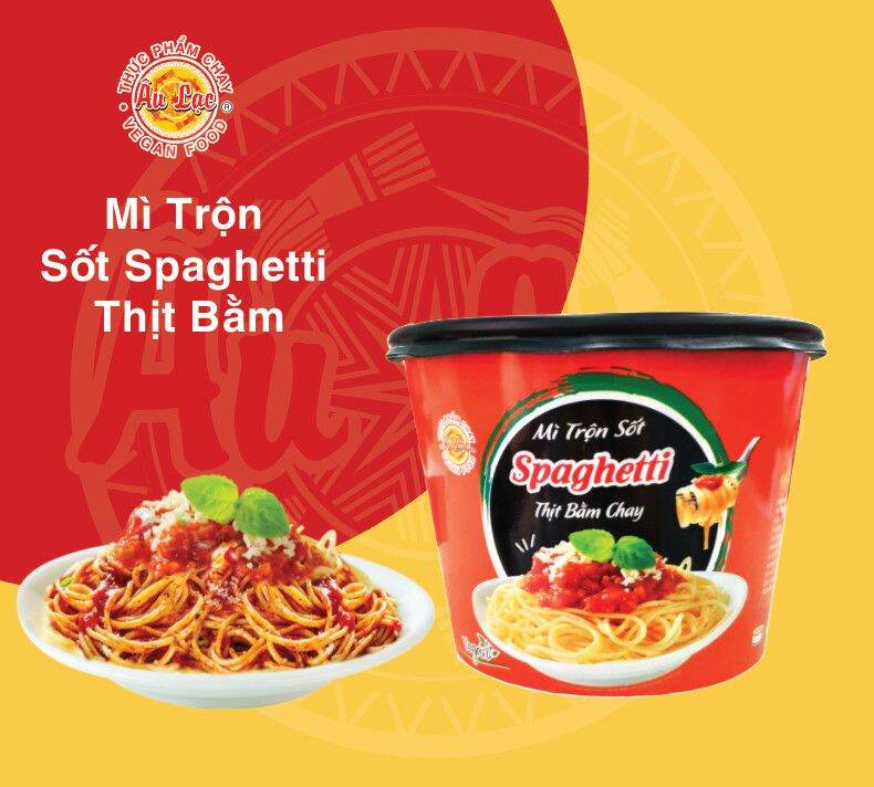 Mì Trộn Sốt Spaghetti Thịt Bằm Ly Chay