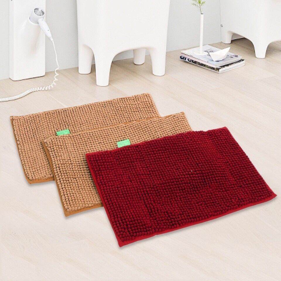 Super Absorbent Anti-Slip Coral Doormat - Size (m) 46×30cm