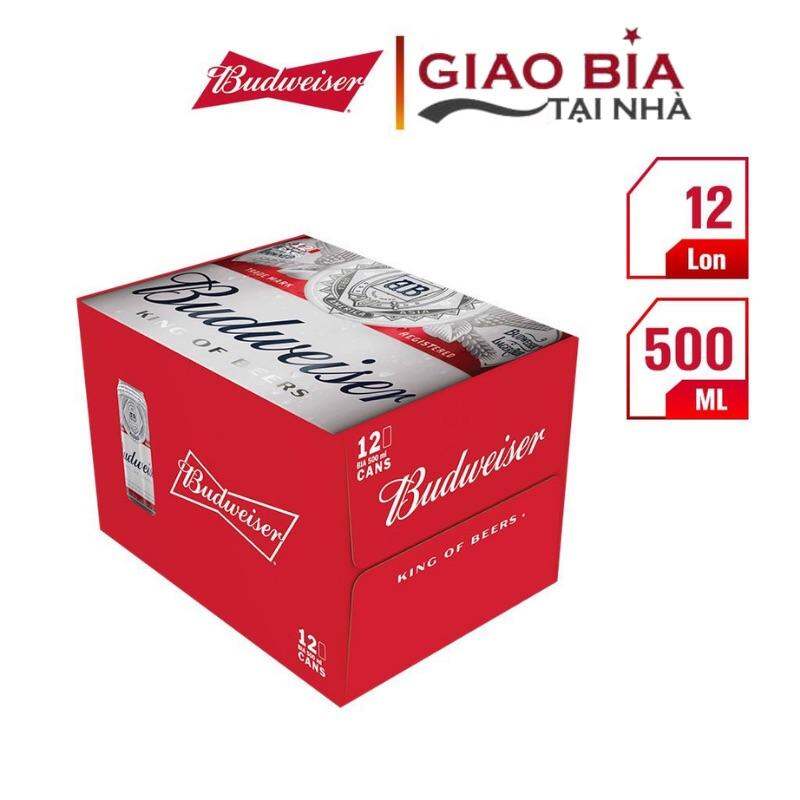 Bia Budweiser Mỹ Thùng 12 Lon 500ml | Chính Hãng