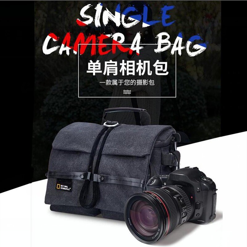Ốp Lưng Dành Cho National Geographic Dòng Sản Phẩm Túi Đựng Máy Ảnh SLR Vai Vải Không Thấm Nước Cho Canon Nikon Sony Nhiếp Ảnh Ba Lô