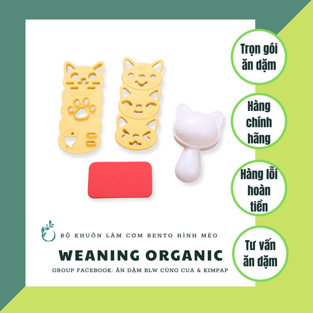 Bộ khuôn Nhật hình thú làm cơm bento cho bé