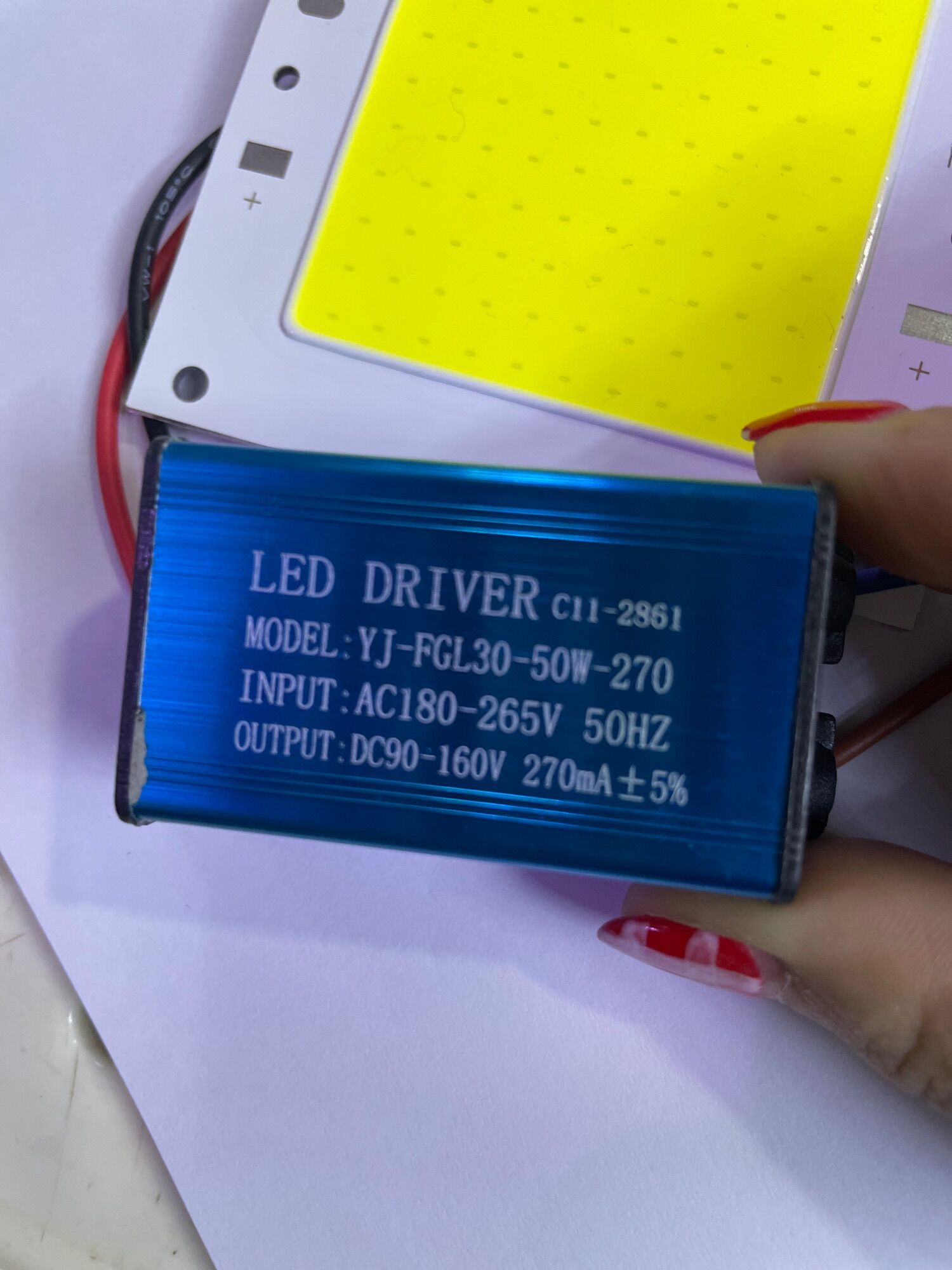 Set chip led+ chấn lưu 50w
