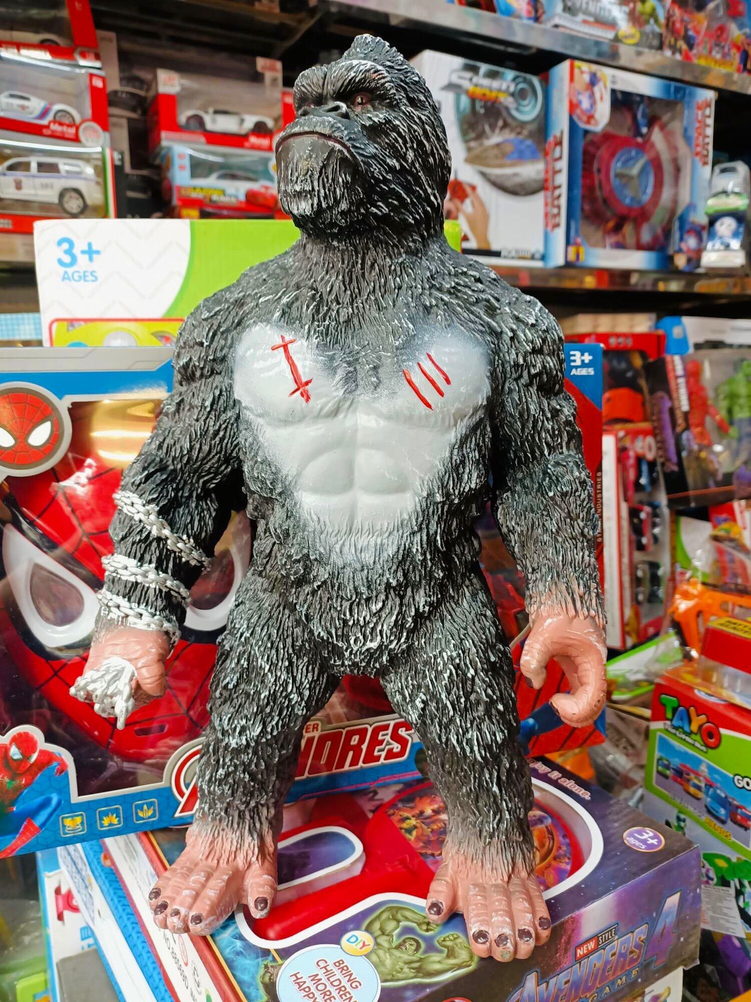 Đồ chơi mô hình nhân vật king kong cao 37cm cỡ lớn