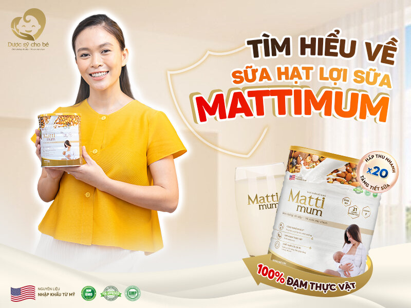 Sữa hạt Mattti Mum lon 650g