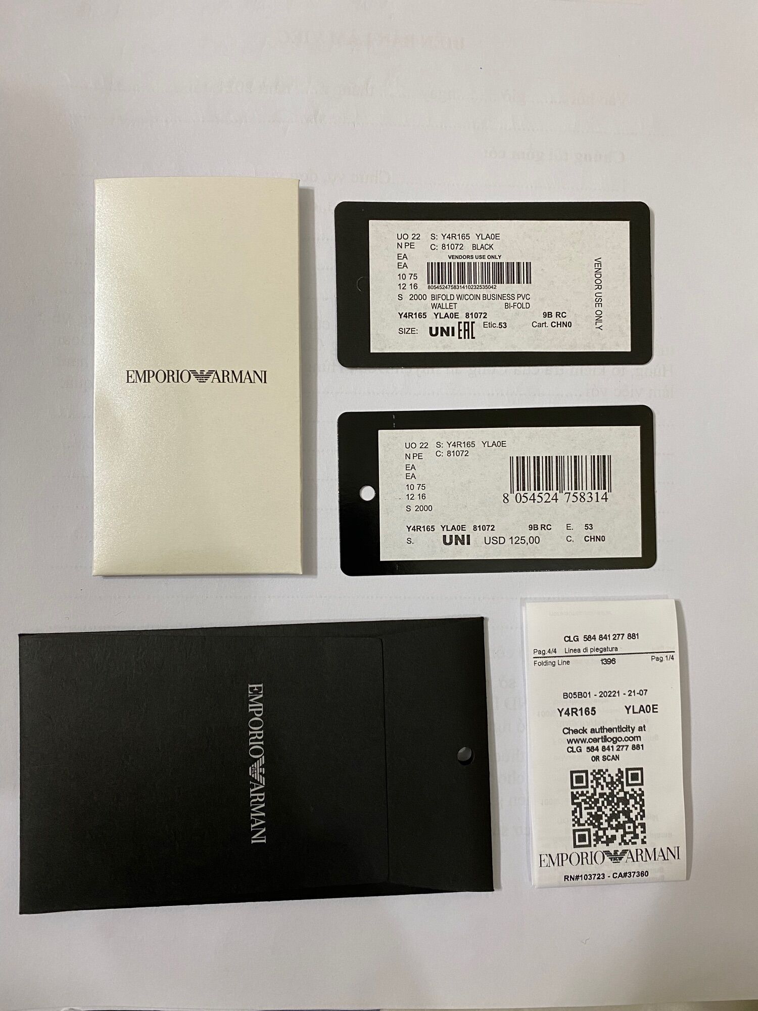 Ví Emporio Armani chính hãng