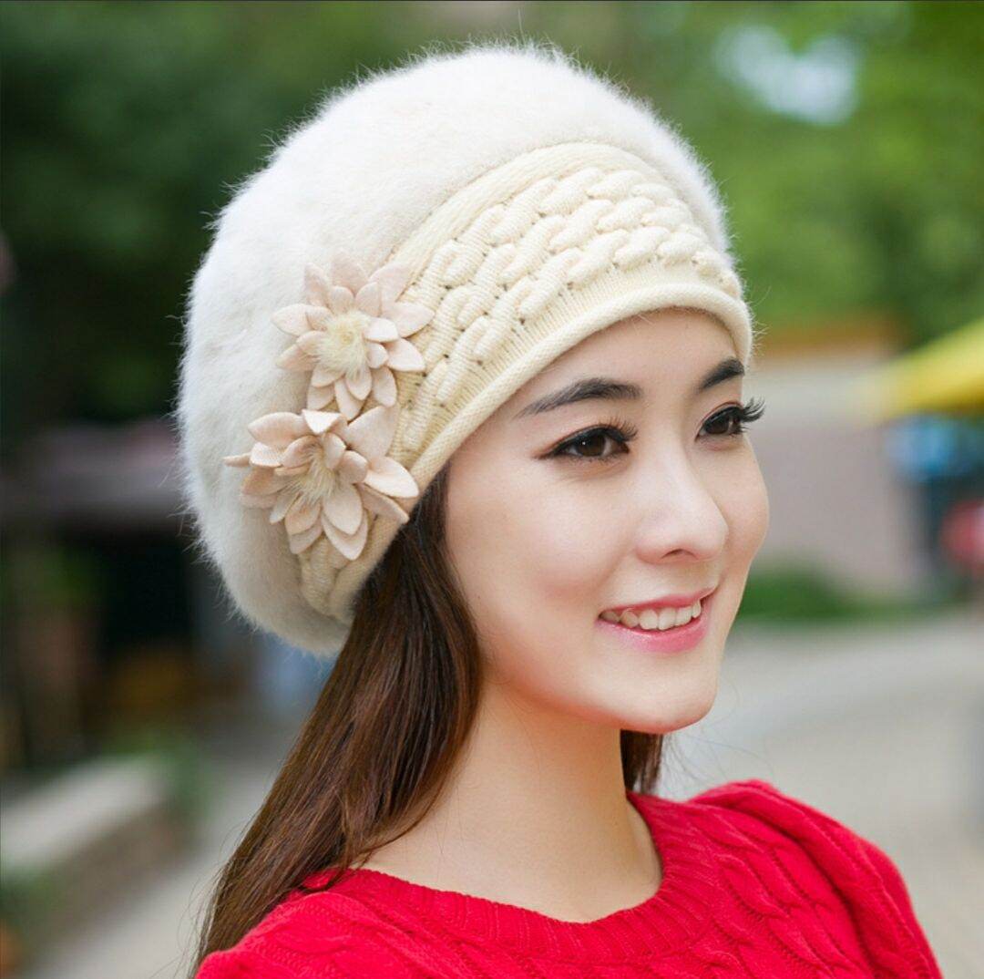 Nón mũ len beret nữ thời trang Hàn Quốc