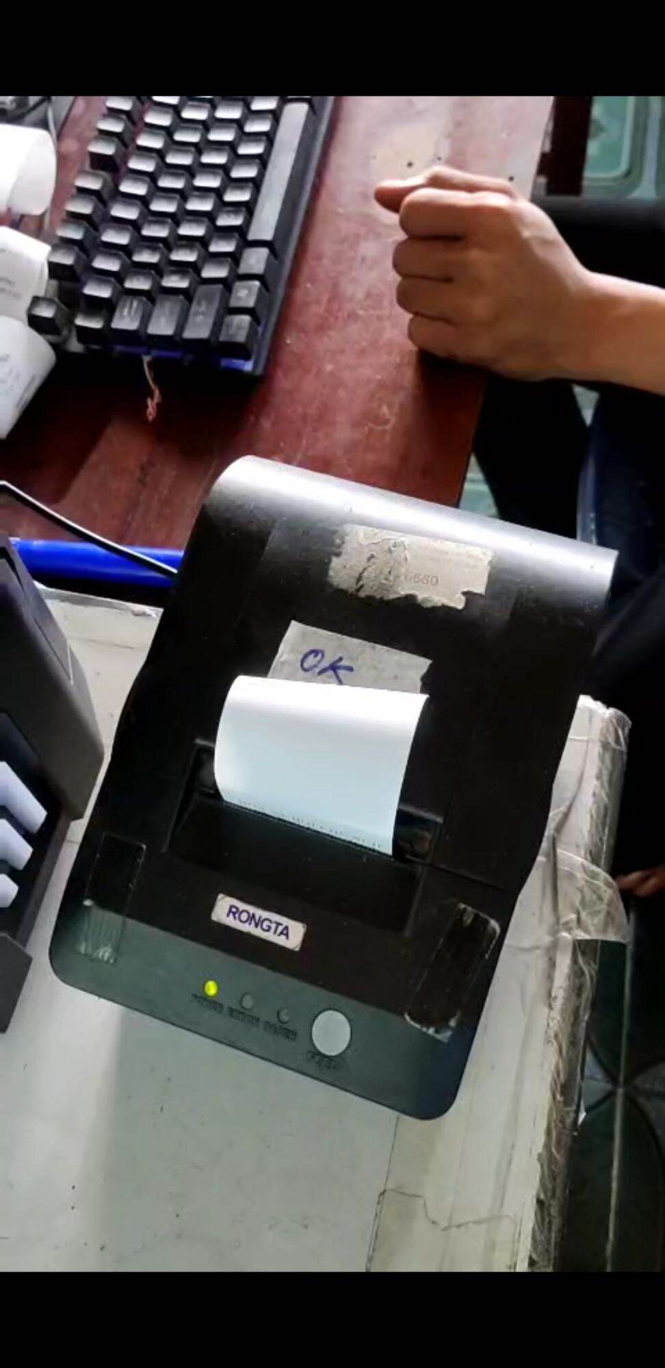 Máy in nhiệt in bill khổ giấy K58
