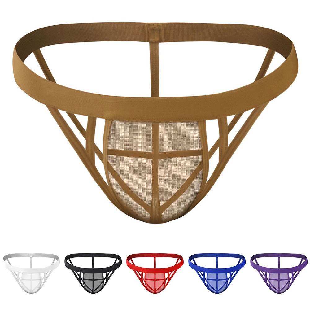Quần lót nam Jockstrap thun màu trắng cở size L