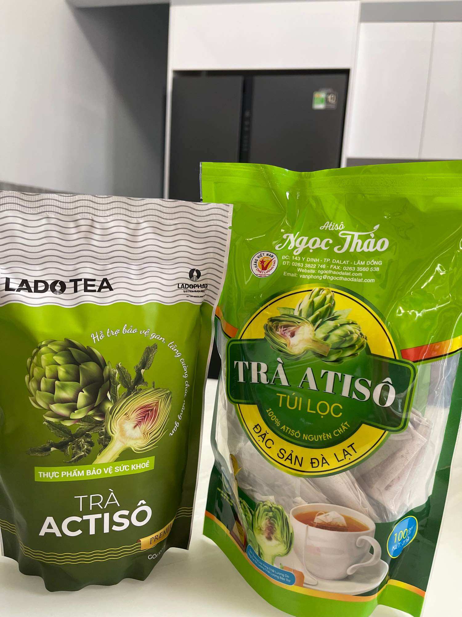 Combo 2 gói trà actiso mỗi gói 100 Túi Lọc