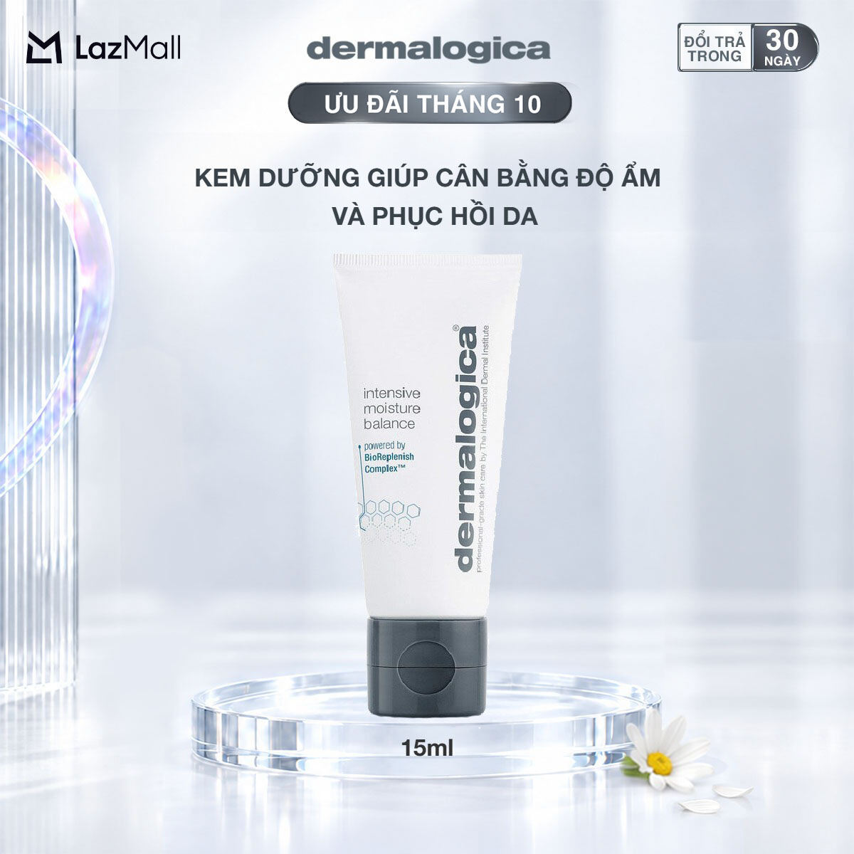 Kem dưỡng giúp cân bằng độ ẩm và phục hồi da Dermalogica Intensive Moisture Balance 15ml
