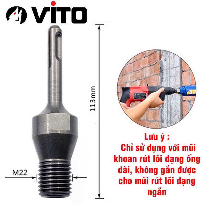 Sỉ và lẻ Đầu chuyển đổi mũi rút lõi xang Máy khoan bê tông
