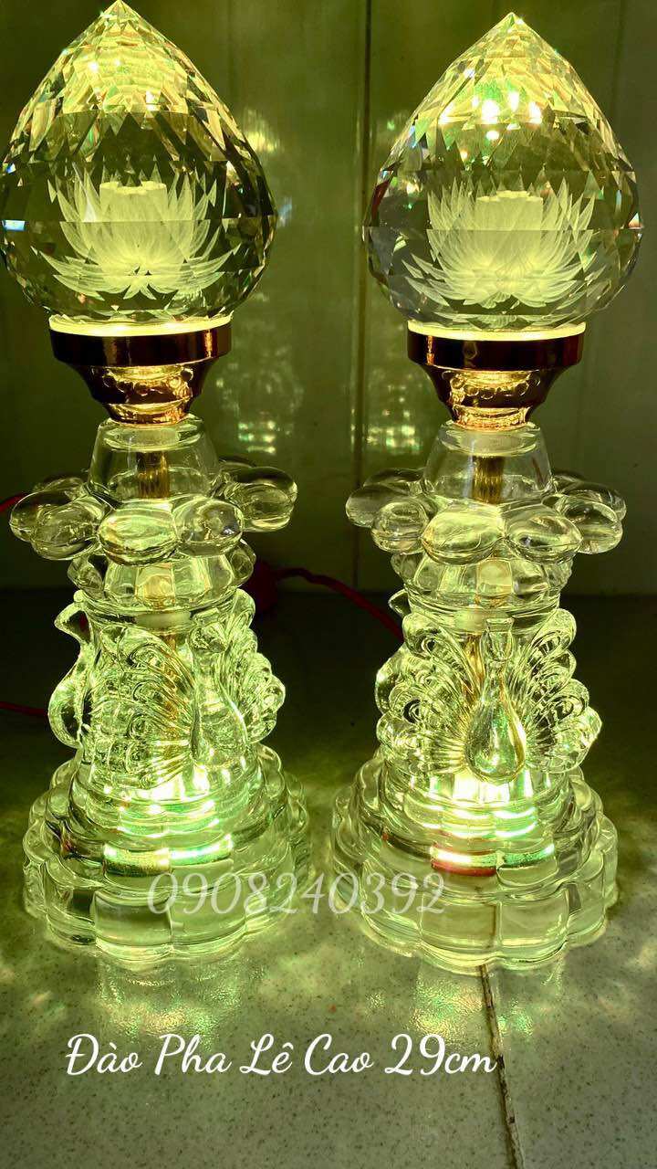 ✨ ĐÈN ĐÀO PHA LÊ CAO CẤP CAO 29Cm