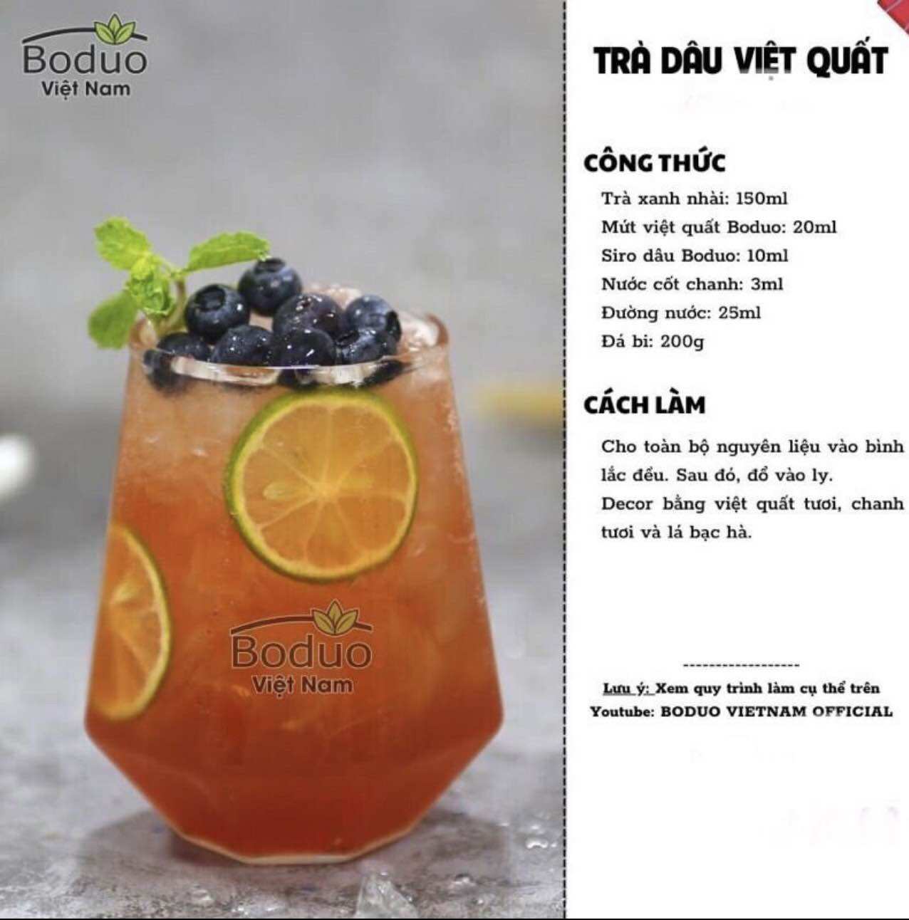 Mứt dâu Boduo hộp 1,3kg