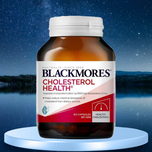 Blackmores Cholesterol Health 60 viên - Viên uống hỗ trợ giả.m mỡ máu.